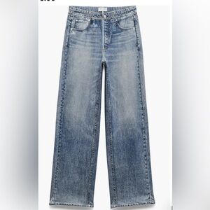 rag & bone Light Blue Wide-Leg Jeans